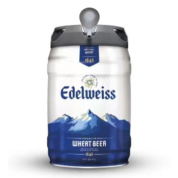 Edelweiss白啤11.8度5L钢桶